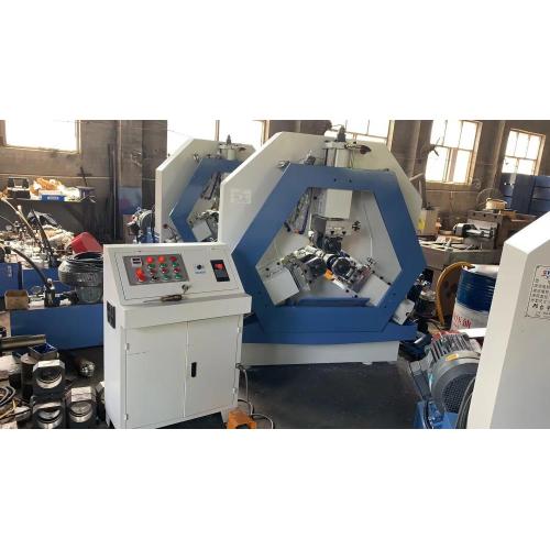 Automatic tube thread rolling machine