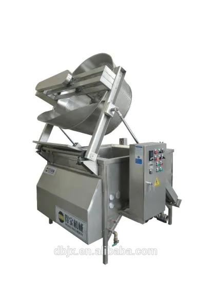 semi-automatic frying machine for nut peanuts bean