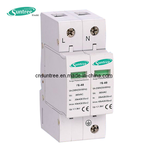 SPD Surge Protection Device 220V Surge Protector 2p 20-40ka 380V