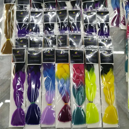 Jumbo Braids Synthetic Braiding Hair 60 Color Available 100g 24Inch Hair Extension