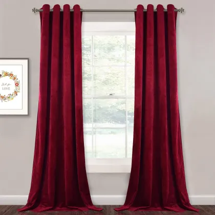 Luxury Soundproof Velvet Sheer Curtains for Living Room