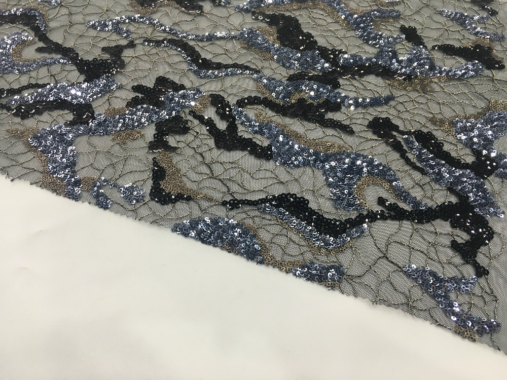 Sequin Embroidery Fabric