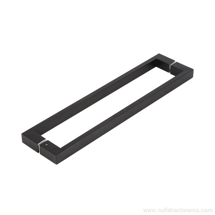 Black Stainless Steel Waterproof Glass Door Handle