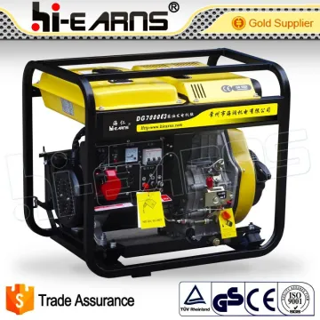 Best quality! 5KW equal power output open diesel generator