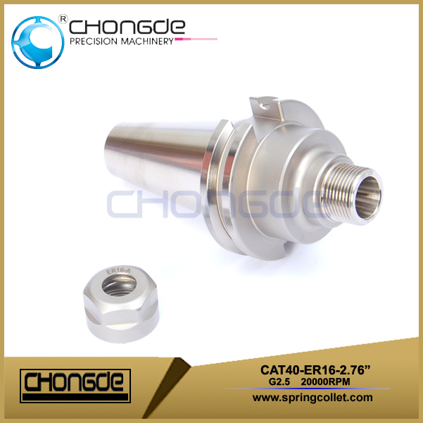 CAT40-ER16-2.76 &quot;حامل أداة آلة Collet Chuck CNC