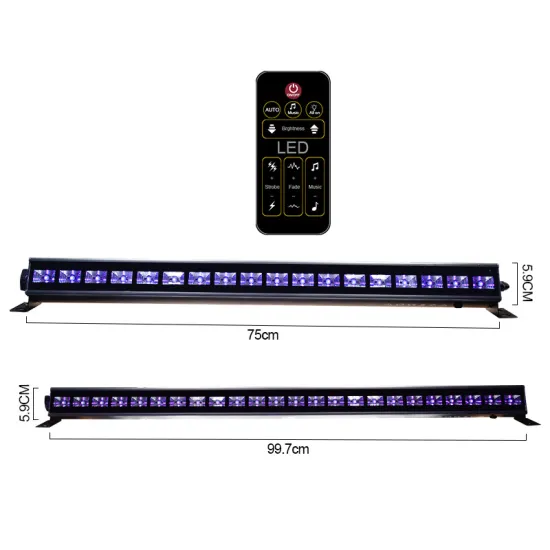 12X3W UV LED Black Light Disco Wall Washer for Christmas Party