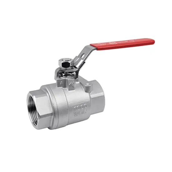 2PC Stainless Steel 316 two way Ball Valve with 1000PSI