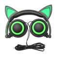 Character blinking headphone kids headband headphones