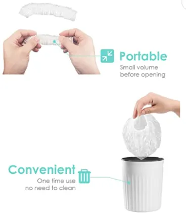 30-Pack Disposable Shower Caps for Travel: Waterproof Hair Caps for Men and Women with Elastic Bands