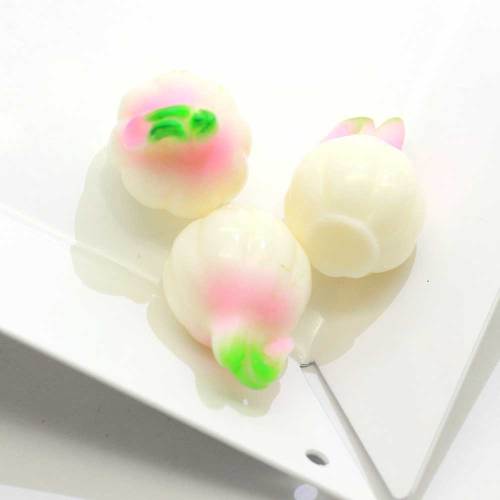 Simulated 3D Mini Garlic Shaped Resin Cabochon 100pcs/bag for Handmade craftwork Beads Charms Kitchen Ornaments Spacer