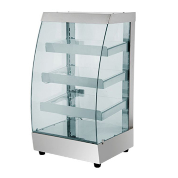 Curved Rear Door Glass Snack Cabinet