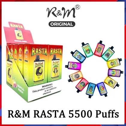 5500 Puff R&M RASTA Electronic Cigarettes