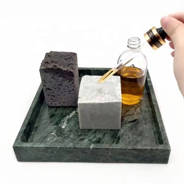 Verde Green Black Marmor Reed Diffusor - Natursteinquadratmarmorter Diffusoren