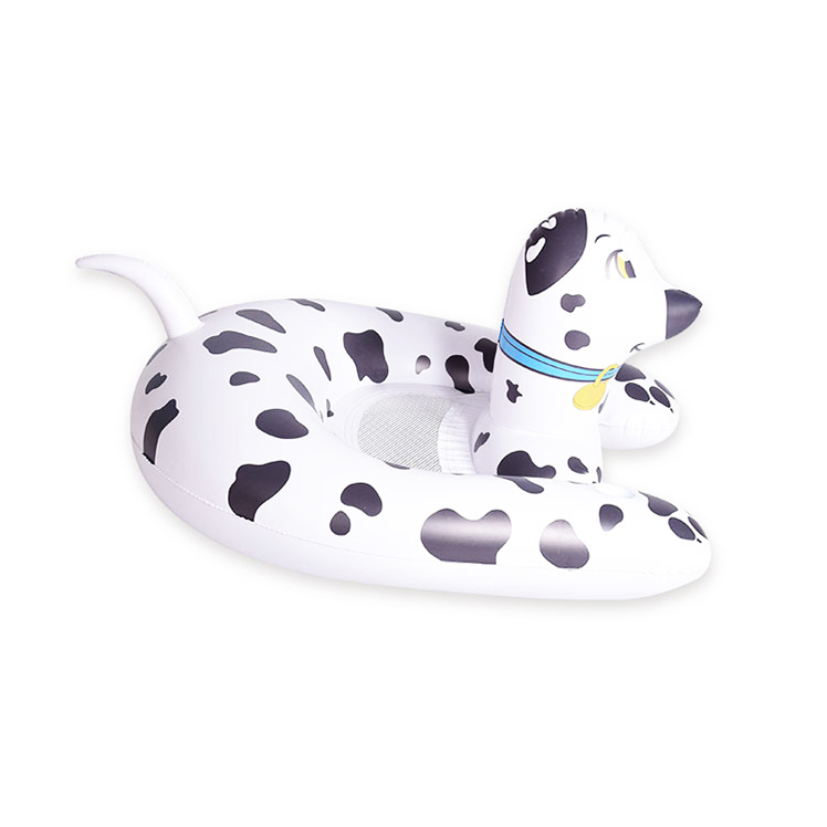 Spotty dog Beach floaties Inflatable Ride-on pool toy