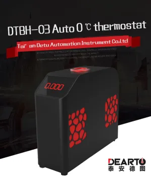 Ultra-portable fully automatic ice point thermostat