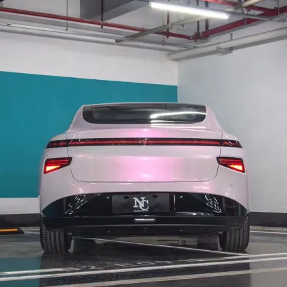 Platinum Phantom Pink Car Wrap