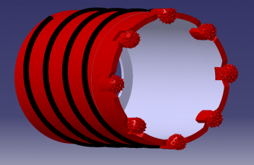 GREAT Drill Core Barrel with Roller Bits