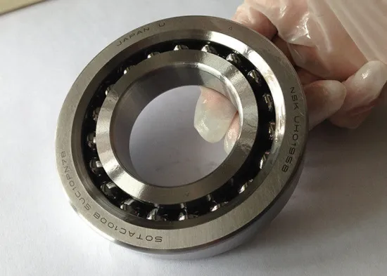 Single Row Angular Contact Ball Bearing Catalogue High Precision With Prepacked Grease