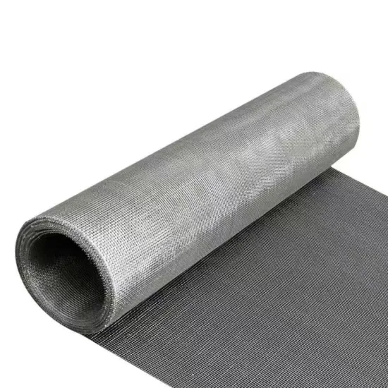 Factory Stock 304A, 316, 316L/NI SS Crimped Wire Mesh for COA/Mine/Building Copper Square Wire Mesh