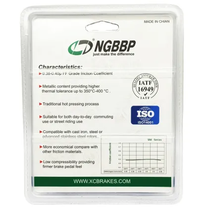 NGBBP Factory Wholesale Organic Brake Pads for Arctic Cat Snowmobile
