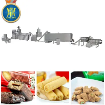 Chocolate flavor Core filling snacks food making processing extruder processing line