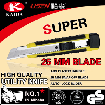 Stationery 25mm Snap-off Blade Utility Knife heavy duty cutter knife