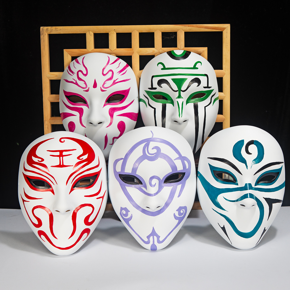 Hand Painted Chinese Traditional Style Mask