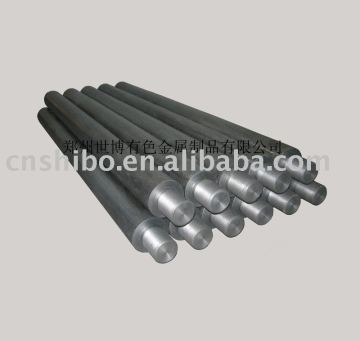 High purity molybdenum electrode for glass melting furnace