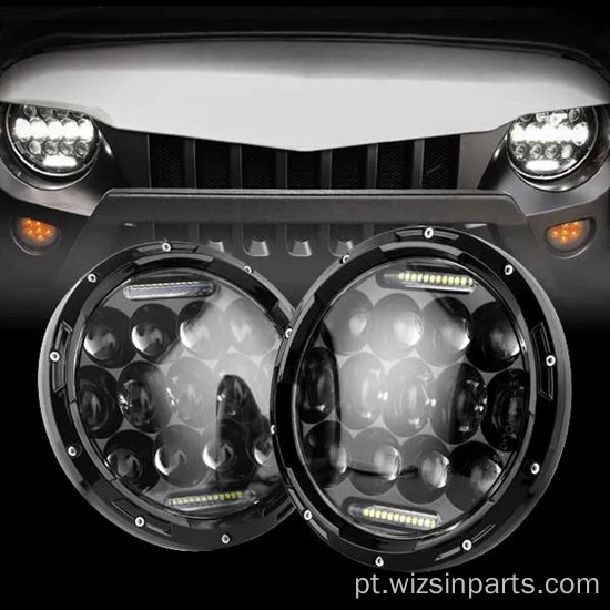 Jeep Wrangler Honeycomb LED faróis