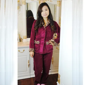 Wholesale Coral Fleece Fabric For Pajamas,Women Pajamas
