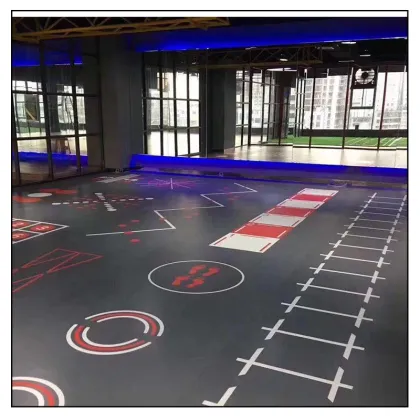 Crossfit Rubber Gym Flooring - Indoor Customized Rubber Flooring