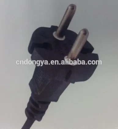 2*0.75 VDE certification Europe power cord with plug