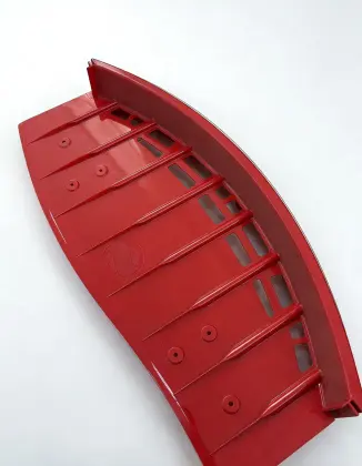 Red Plastic Automotive Trim Panel Mold Design