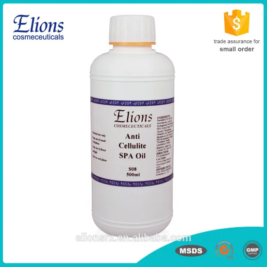 Anti-cellulite slimming massage body oil