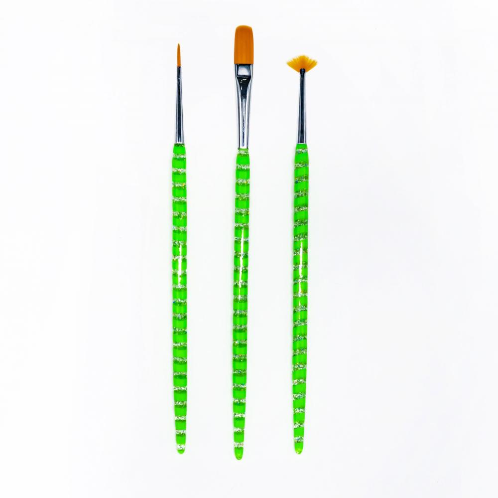 3 PCS set četkica za lakiranje noktiju
