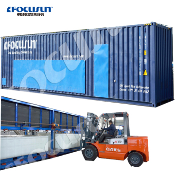 TradeInsurance for Containerized 20 Tons Direct Cooling Technology Block Ice Plant for Fisheries