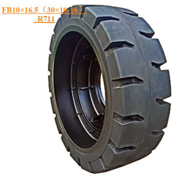 Solid Skid Steer Tire FB10×16.5 (30×10-16) Pattern R711