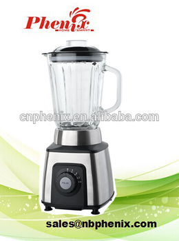 Square stainless steel table blender smoothies maker with LED light