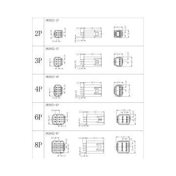 2.00mm pitch 180°Connector Waterproof Type