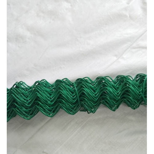 China PVC Coated Chain Link Mesh Fence Factory