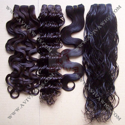 Natural Color Virgin Remy Human Hair Weft