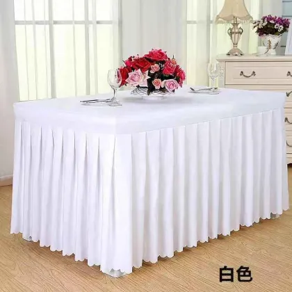 Fancy Beautiful Table Cloth Cover Skirt