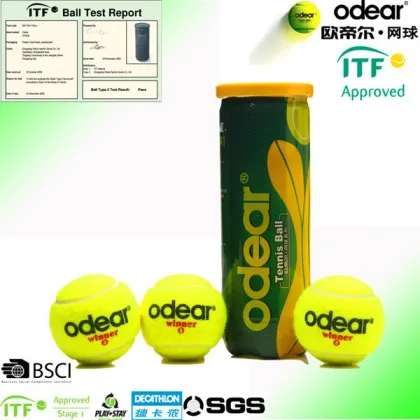 Professional match tennis ball factory
