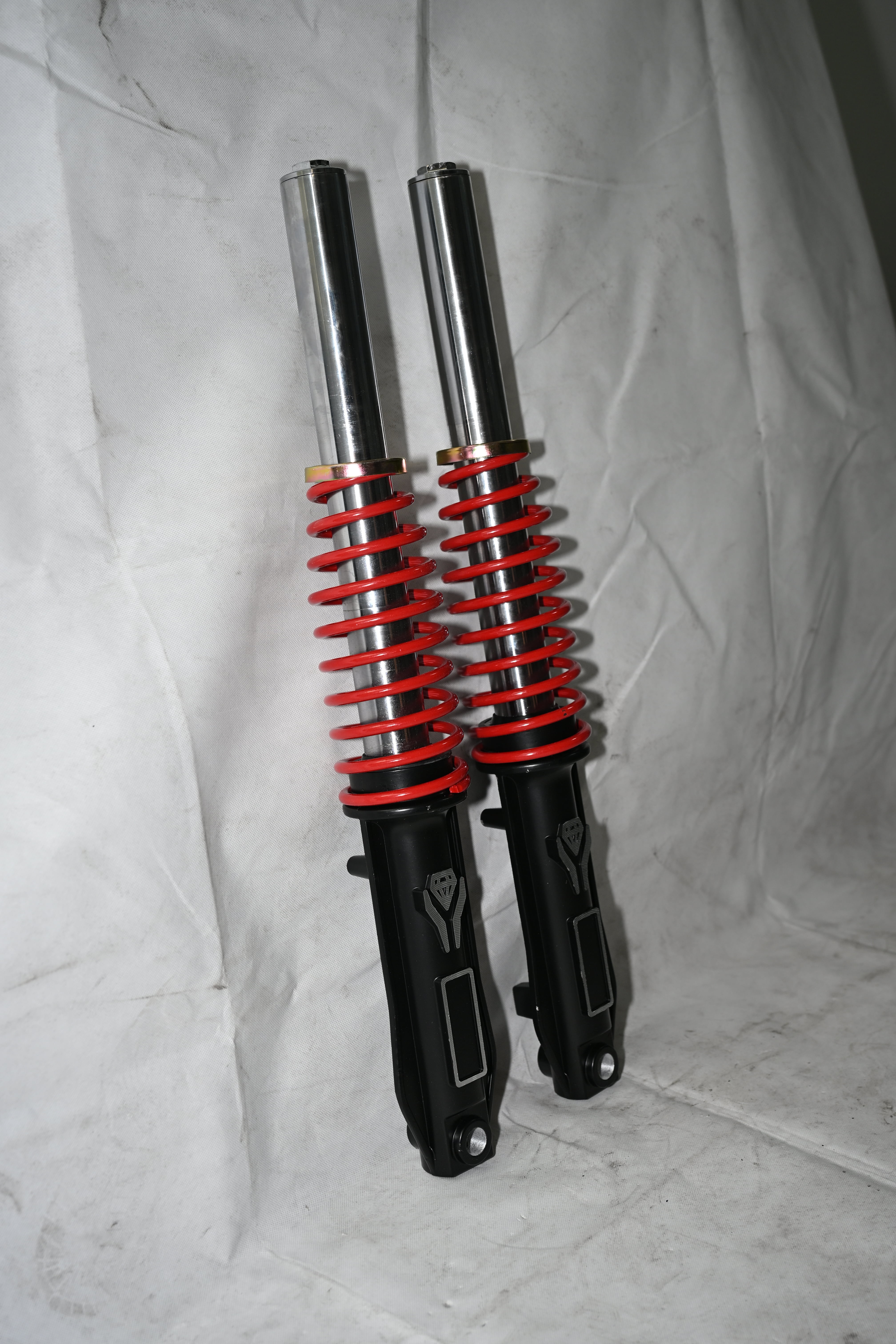 External spring shock absorber