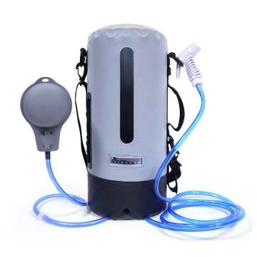 Top Ranking Portable Camping Shower Bag with Pressure Foot Pump 2023