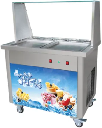 Commercial Fruit Fried Roll Ice Cream Machine: Equipment for High-Quality Frozen Desserts