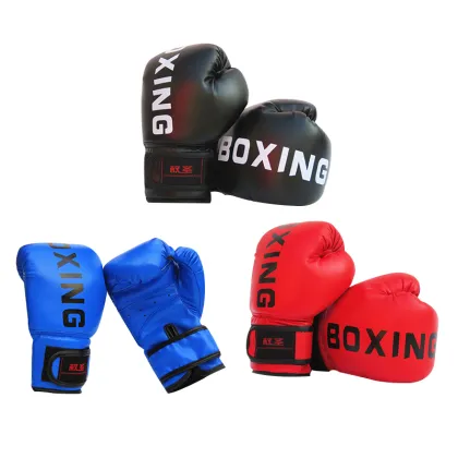 Adult/Children Sanda Taekwondo Boxing Gloves Sanda Fighting Gloves Fighting Handguard Boxing Gloves