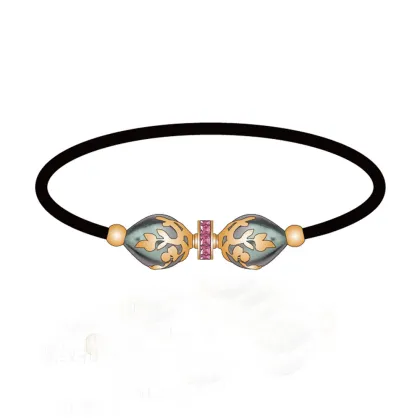 Tahitian Pearl Charm Bracelet
