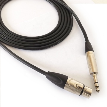 OEM ODM Professional Ofc Dirigoren 1/4 \ "Jack zu 3 Pin XLR weibliches Audiokabel
