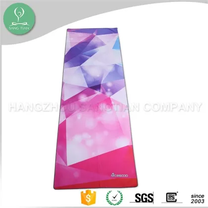 2016 microfiber yoga towel grips, hot yoga towel